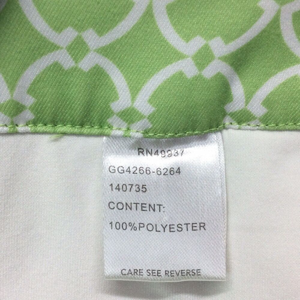 Tail White Label Golf Skort Women's Size 12 Green/White Lattice Print Athleisure - Picture 4 of 10